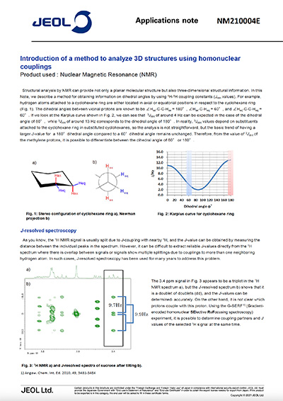 Introduction of a method to analyze 3D structures using homonuclear couplings_nm210004E